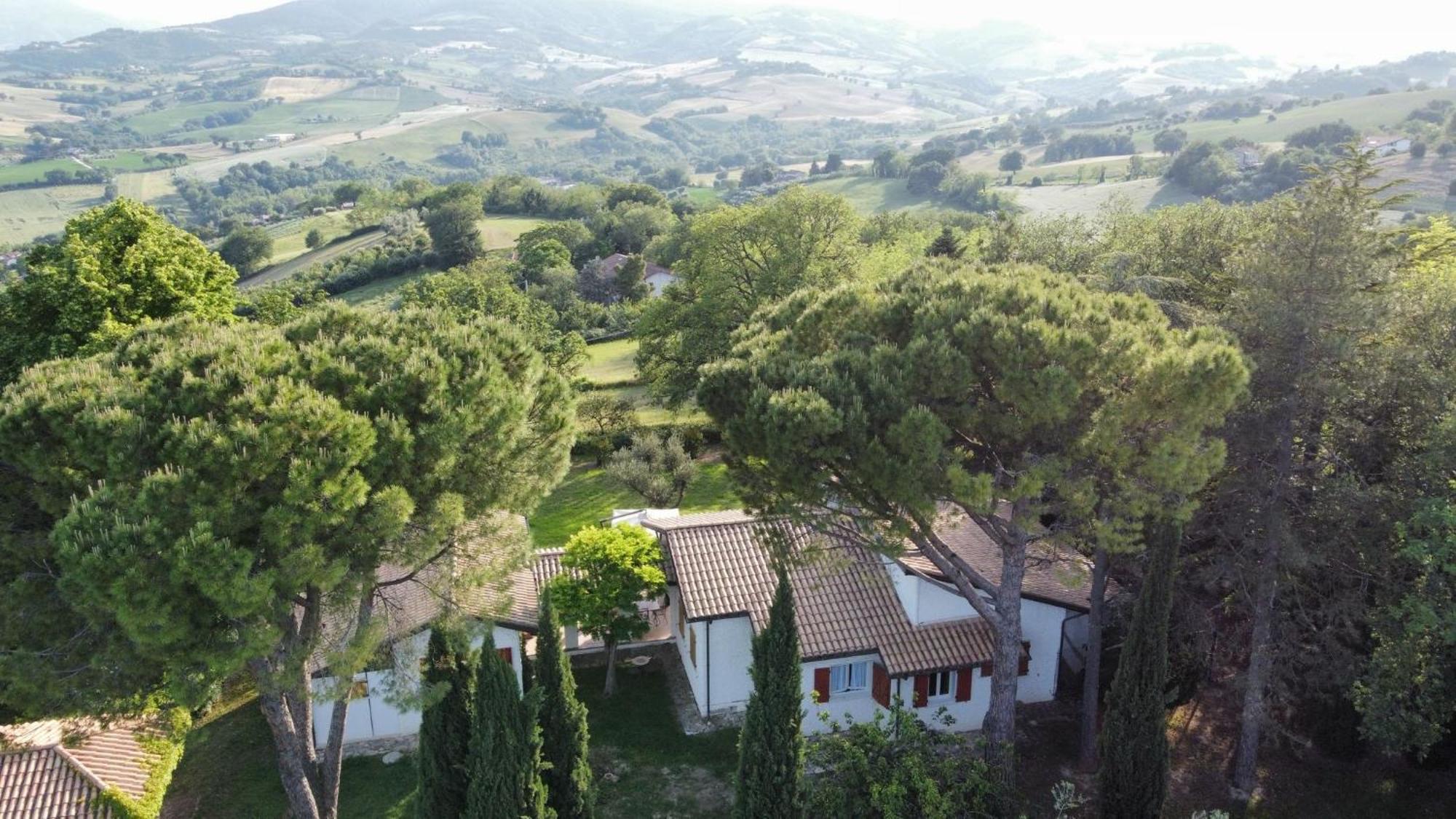 La Villa Del Nonno Montefelcino Экстерьер фото